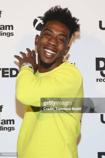 Rapper Desiigner attends the Def Jam Celebrates NBA All Star Weekend at Milk Studios in Hollywood With Performances by 2 Chainz, Fabolous & Jadakiss,...