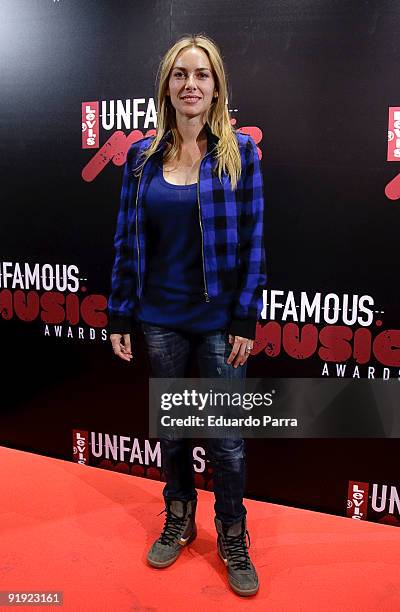 Actress Kira Miro attends the Unfamous Musica Awards on October 15, 2009 in Madrid, Spain.