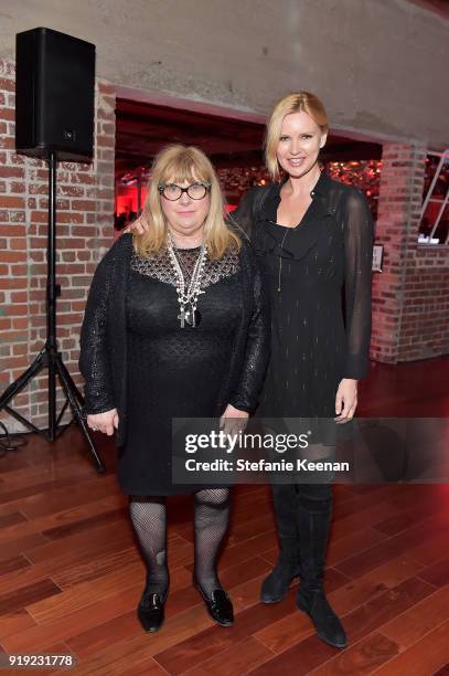 Colleen Kim and Veronica Ferres attend Mr Chow 50 Years on February 16, 2018 in Vernon, California.