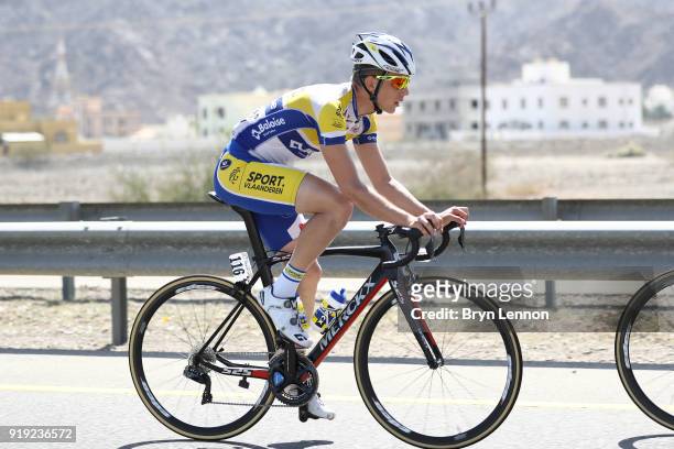 9th Tour of Oman 2018 / Stage 5 Kenneth Van Rooy of Belgium / Samail - Jabal Al Akhdhar-Green Mountain 1235m / Oman Tour /