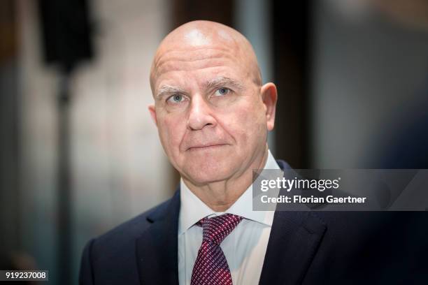 National Security Advisor of the USA, Herbert McMaster, is pictured during the Munich Security Conference on February 17, 2018 in Munich, Germany.
