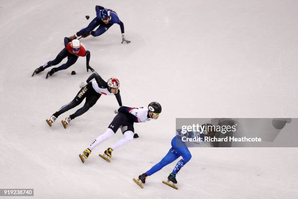 Semen Elistratov of Olympic Athlete from Russia, Ryosuke Sakazume of Japan, John-Henry Krueger of the United States, Farrell Treacy of Great Britain...