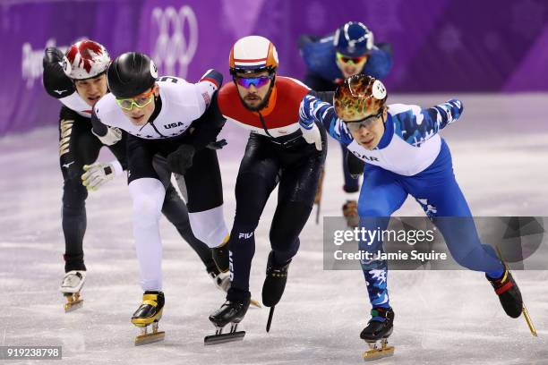 Semen Elistratov of Olympic Athlete from Russia, Ryosuke Sakazume of Japan, John-Henry Krueger of the United States, Farrell Treacy of Great Britain...