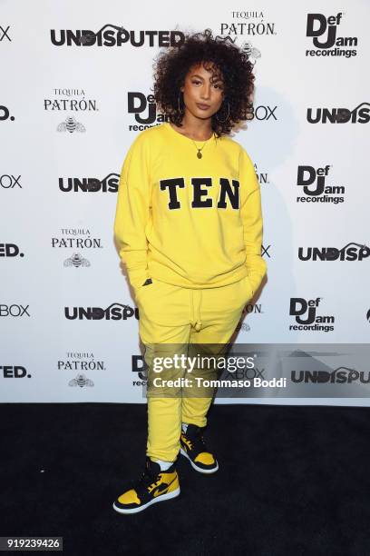 Recording artist DaniLeigh attends the Def Jam Celebrates NBA All Star Weekend at Milk Studios in Hollywood With Performances by 2 Chainz, Fabolous &...