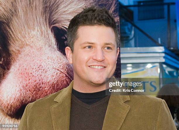 Nationalist David Mizejewski poses for a photo during the National Wildlife Foundation and Warner Brothers Pictures' screening of "Where The Wild...