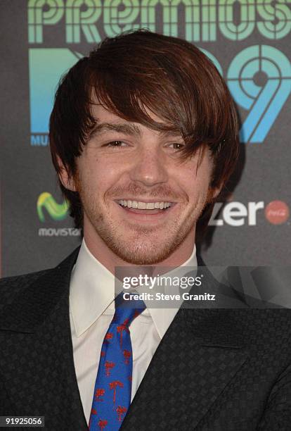 Actor Drake Bell attends Los Premios MTV 2009 Latin America Awards held at Gibson Amphitheatre on October 15, 2009 in Universal City, California.