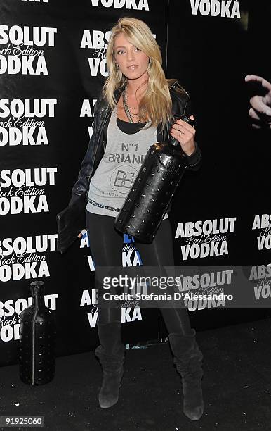 Barbara Petrillo attends Absolut Rock Edition Party with Skin at the Hollywood Discoteque on October 15, 2009 in Milan, Italy.