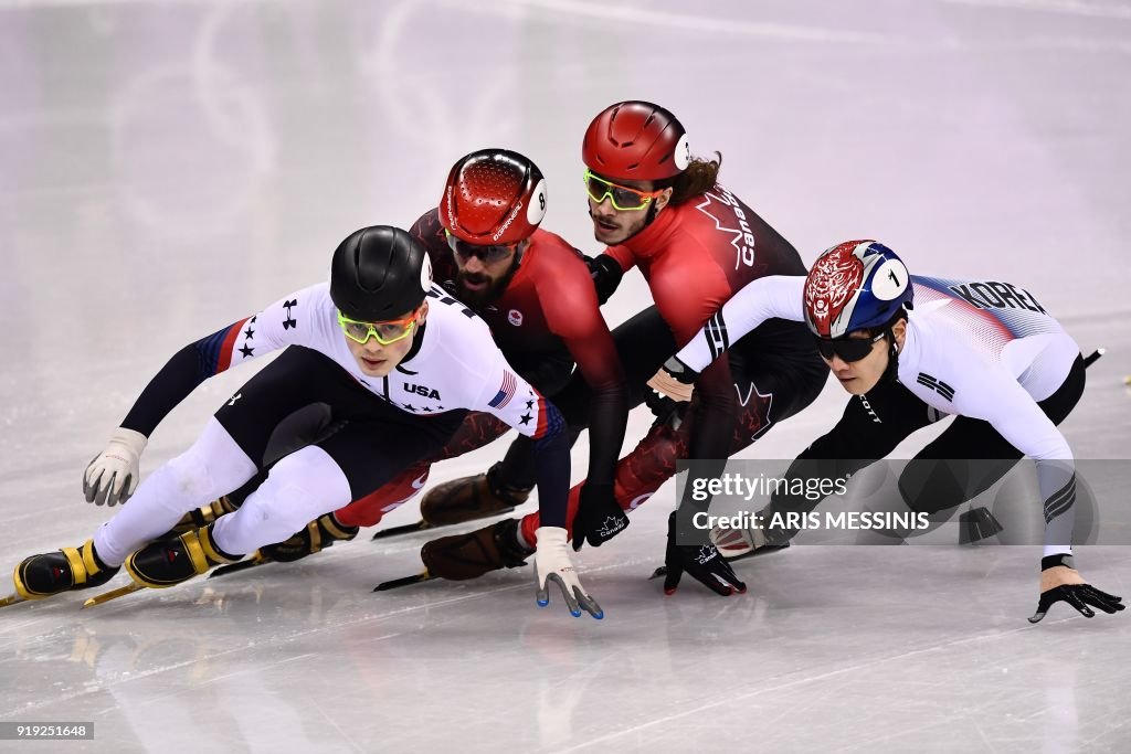 TOPSHOT-SHORT TRACK-OLY-2018-PYEONGCHANG