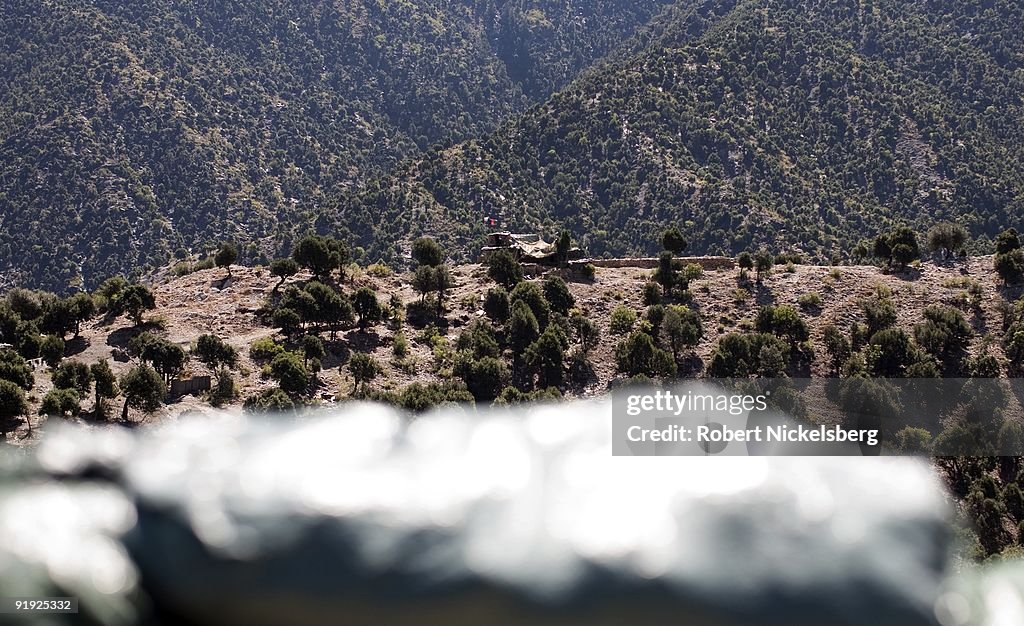 US Army Soldiers at Korengal Outpost in Kunar Province