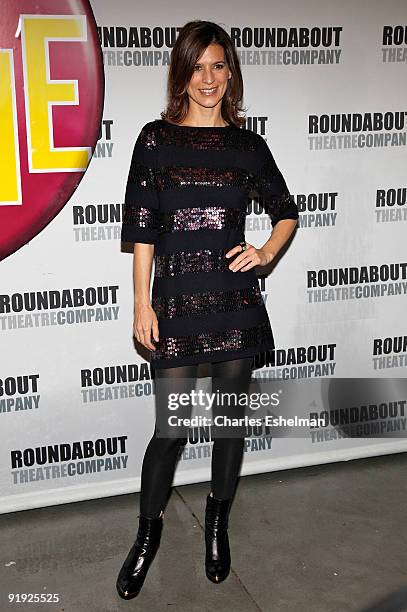 Actress Perrey Reeves attends the opening night of ''Bye Bye Birdie'' on Broadway at the Henry Miller's Theatre on October 15, 2009 in New York City.