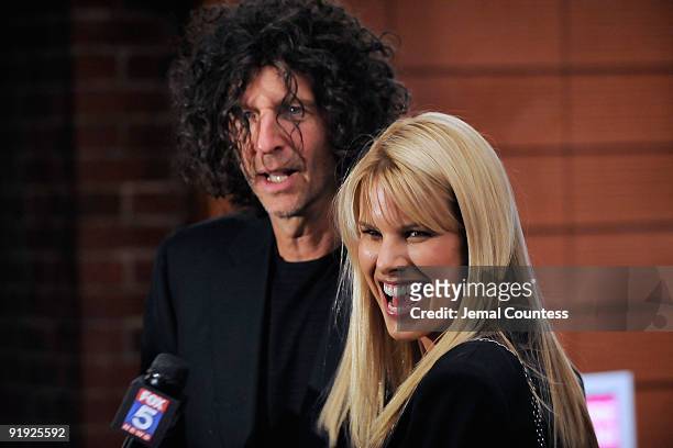 Media personality Howard Stern and model Beth Ostrosky attend the opening night of "Bye Bye Birdie" on Broadway at the Roundabout Theatre Company on...