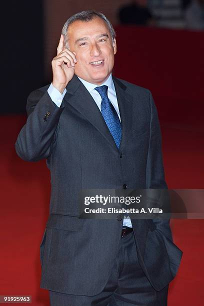 President of Lazio Region Piero Marrazzo attends the 'Triage' premiere during Day 1 of the 4th Rome International Film Festival held at the...