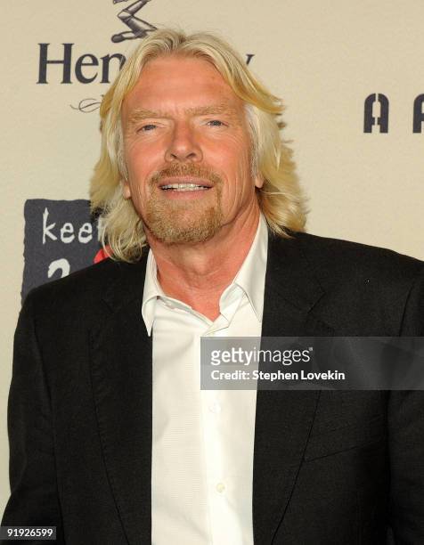 Founder and president of Virgin Group Sir Richard Branson attends Keep A Child Alive�s 6th Annual Black Ball at Hammerstein Ballroom on October 15,...