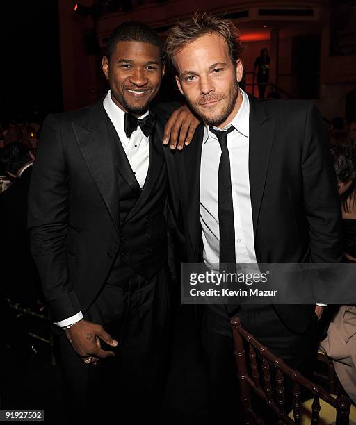 Exclusive* Usher and Stephen Dorff at Hammerstein Ballroom during Keep A Child Alive's 6th Annual Black Ball hosted by Alicia Keys and Padma Lakshmi...