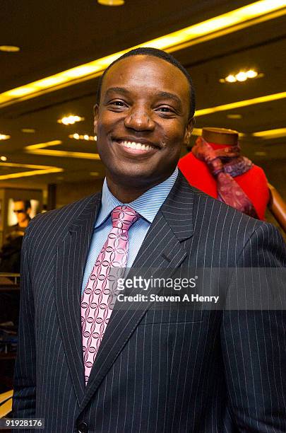 Television personality Kwame Jackson attends Macy's & GQ Magazine's Men's Night at Macy's Herald Square on October 15, 2009 in New York City.