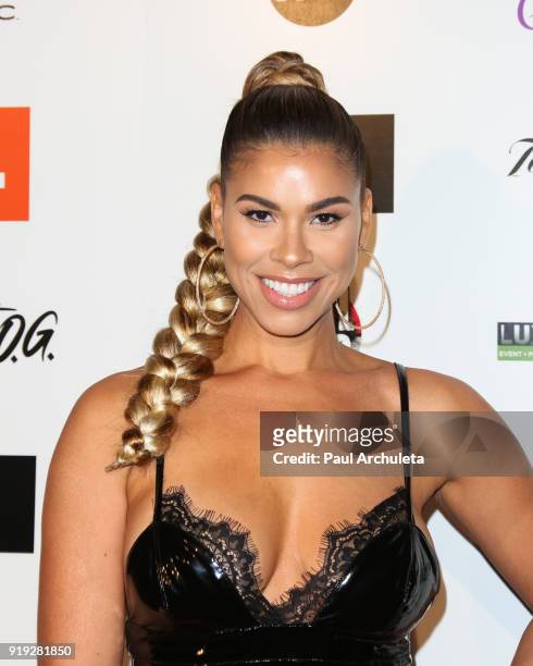 Model / Actress Gwendolyn Osborne-Smith attends Kenny "The Jet" Smith's annual All-Star bash presented By JBL at Paramount Studios on February 16,...