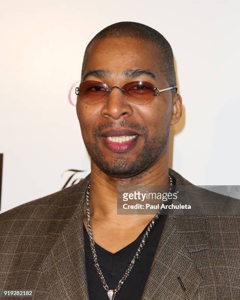 Former NBA Player Anthony Avent attends Kenny "The Jet" Smith's annual All-Star bash presented By JBL at Paramount Studios on February 16, 2018 in...