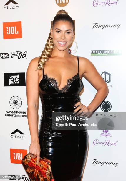 Model / Actress Gwendolyn Osborne-Smith attends Kenny "The Jet" Smith's annual All-Star bash presented By JBL at Paramount Studios on February 16,...