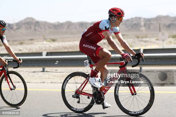 9th Tour of Oman 2018 / Stage 5 Viacheslav Kuznetsov of Russia / Samail - Jabal Al Akhdhar-Green Mountain 1235m / Oman Tour /