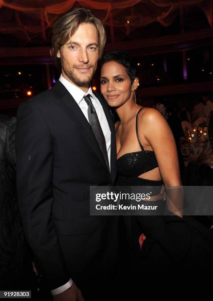 Exclusive* Gabriel Aubry and Halle Berry at Hammerstein Ballroom during Keep A Child Alive's 6th Annual Black Ball hosted by Alicia Keys and Padma...