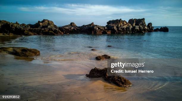 playa chica, puerto del carmen (lanzarote) - puerto del carmen stock pictures, royalty-free photos & images