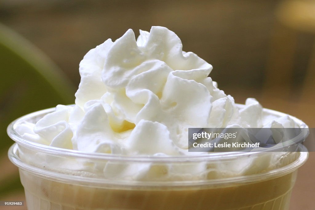 Coffee & whipped cream 