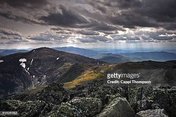 mt. adams summit view - mount jefferson new hampshire stock pictures, royalty-free photos & images