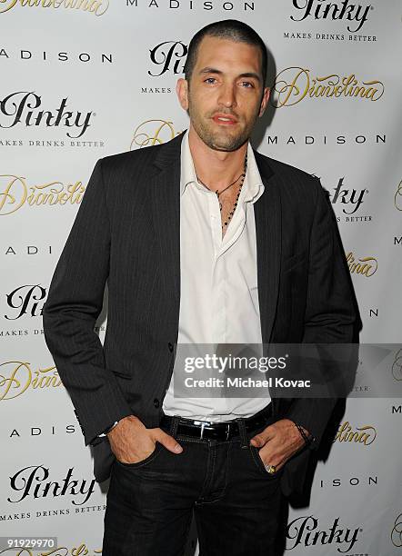 Actor Adam Karst attends the Madison & Diavolina Launch Party on October 15, 2009 in Los Angeles, California.