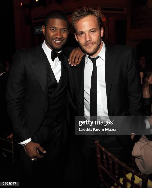 Exclusive* Usher and Stephen Dorff at Hammerstein Ballroom during Keep A Child Alive's 6th Annual Black Ball hosted by Alicia Keys and Padma Lakshmi...
