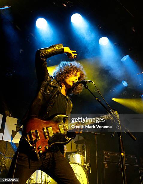 Andrew Stockdale of Wolfmother performs live at the Melkweg on October 15, 2009 in Amsterdam, Netherlands.