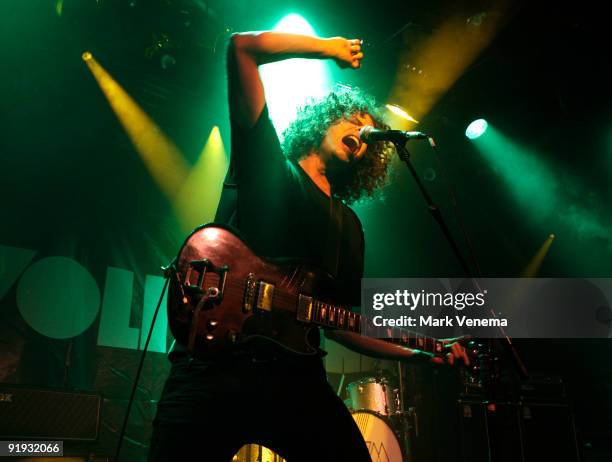 Andrew Stockdale of Wolfmother performs live at the Melkweg on October 15, 2009 in Amsterdam, Netherlands.