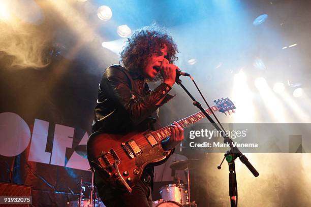 Andrew Stockdale of Wolfmother performs live at the Melkweg on October 15, 2009 in Amsterdam, Netherlands.