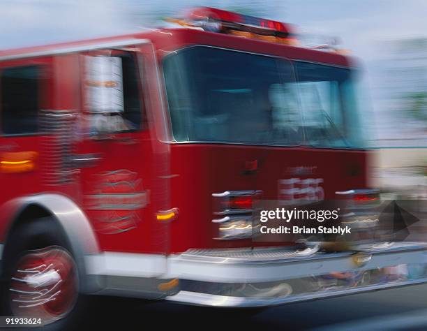 Fire Engine Going Fast Fire Engine Speeding Photos and Premium High Res Pictures - Getty Images
