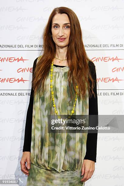 Actress Giselda Valodi attends the 'Viola Di Mare' Photocall during Day 2 of the 4th International Rome Film Festival held at the Auditorium Parco...