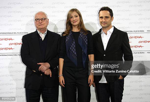 Director James Ivory, actress Alexandra Maria Lara and actor Jorge Drexler attend 'The City Of Your Final Destination' Photocall during day 2 of the...
