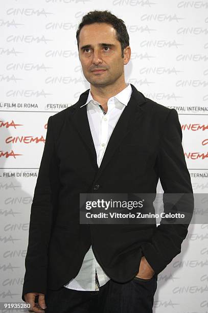 Actor Jorge Drexler attends 'The City Of Your Final Destination' Photocall during day 2 of the 4th Rome International Film Festival held at the...