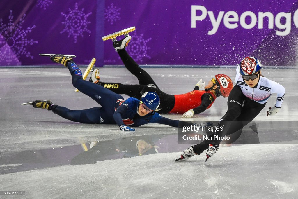 Short Track Speed Skating - Winter Olympics Day 8