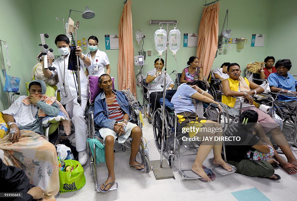 Patients suffering from leptospirosis ar