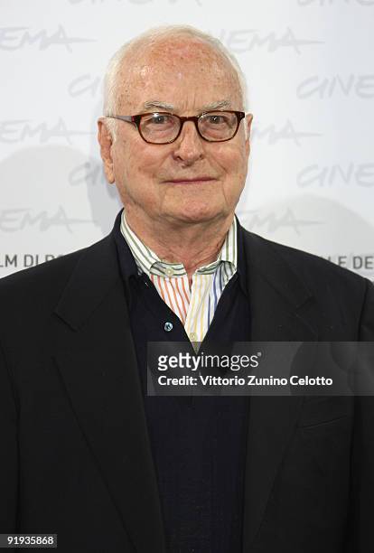 Director James Ivory attends 'The City Of Your Final Destination' Photocall during day 2 of the 4th Rome International Film Festival held at the...