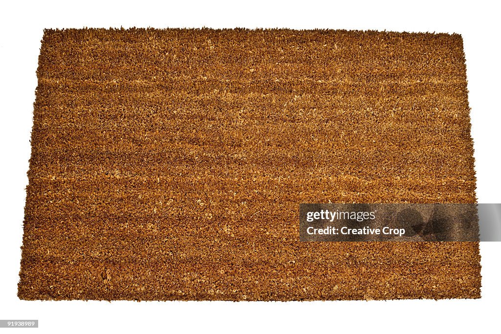 Brown rush doormat