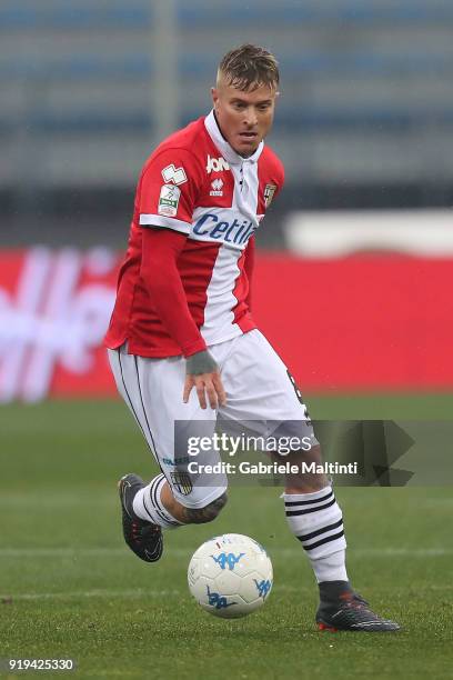 Amato Ciciretti of Parma Calcio in action during the serie B match between FC Empoli and Parma Calcio at Stadio Carlo Castellani on February 17, 2018...