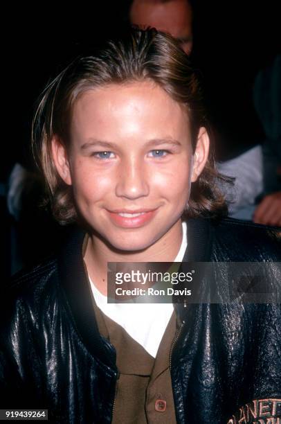 Actor Jonathan Taylor Thomas attends the Planet Hollywood Grand Opening in San Diego on March 25, 1995 at Planet Hollywood in San Diego, California.
