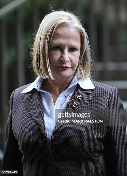 Psychiatrist Khristine Eroshevich outside the Los Angeles Superior Court during the preliminary hearing into the death of the 39-year-old former...