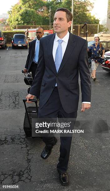 Howard K. Stern leaves the Los Angeles Superior Court on October 15, 2009 after the third day of a preliminary hearing into the death of 39-year-old...