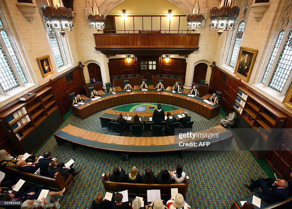 A general view of Court one during the o