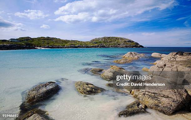 achmelvich, scotland - achmelvich stock pictures, royalty-free photos & images