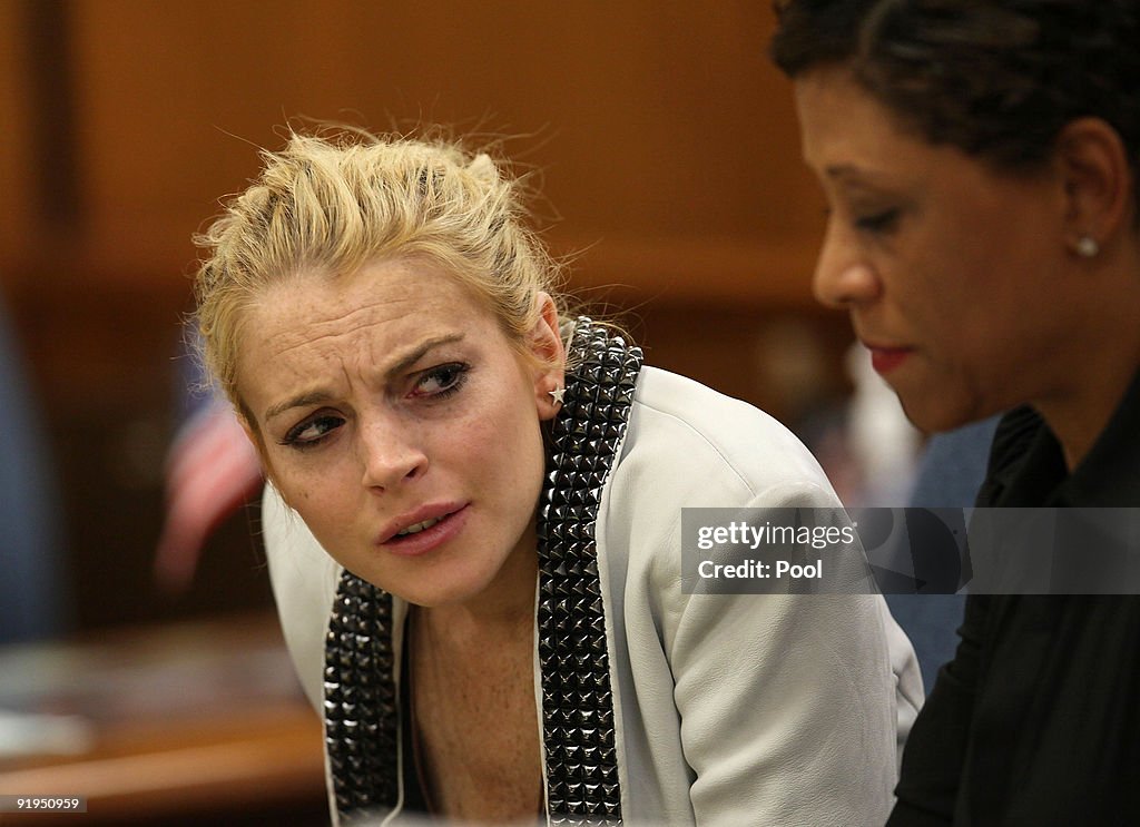 Lindsay Lohan Court Appearance