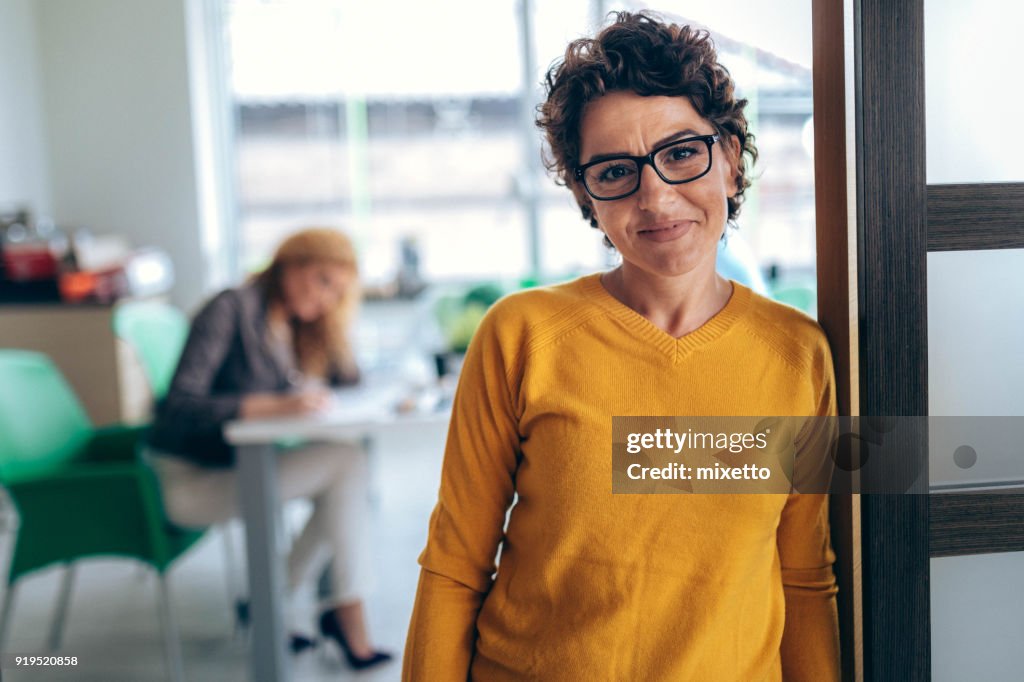 Portrait business women  in the office