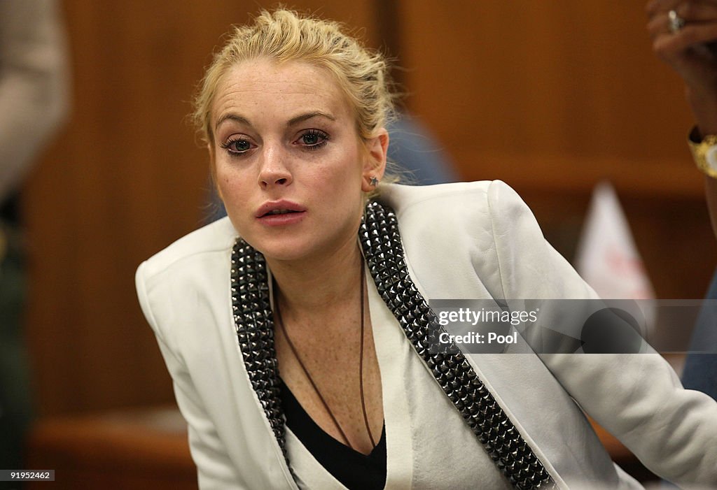 Lindsay Lohan Court Appearance