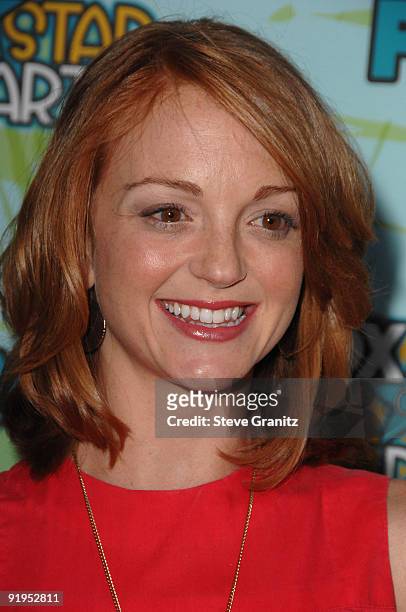 Jayma Mays arrives at the 2009 TCA Summer Tour's Fox All-Star Party at The Langham Resort on August 6, 2009 in Pasadena, California.